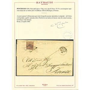 15.02.1856, lettera da Bologna per ... 