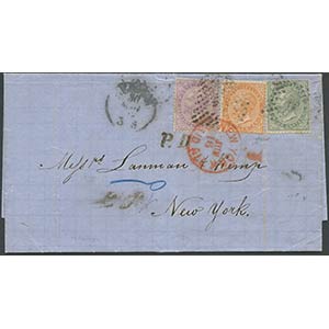 30.05.1872, Lettera da Genova a New York ... 