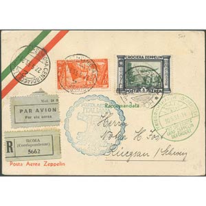 27.05.1933, Volo Zurigo-Tunisi-Roma-Zurigo. ... 