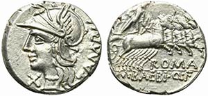 M. Baebius Q.f. Tampilus, Rome, 137 BC. AR ... 