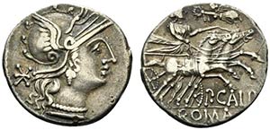 Publius Calpurnius, Rome, 133 BC. AR ... 