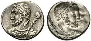 Ti. Quinctius, Rome, 112-111 BC. Brockage AR ... 