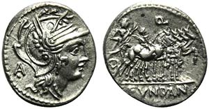 C. Fundanius, Rome, 101 BC. AR Denarius ... 
