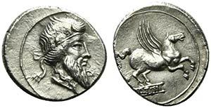 Q. Titius, Rome, 90 BC. AR Denarius (20mm, ... 