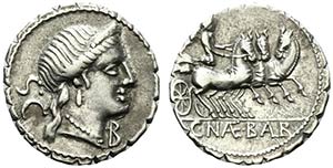 C. Naevius Balbus, Rome, 79 BC. AR Serrate ... 