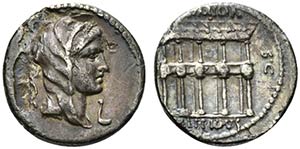 M. Aemilius Lepidus, Rome, 61 BC. AR ... 