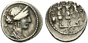 Faustus Cornelius Sulla, Rome, 56 BC. AR ... 
