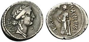 Roman Imperatorial, Man. Acilius Glabrio, ... 