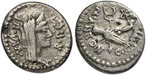 Octavian, Military mint traveling with ... 
