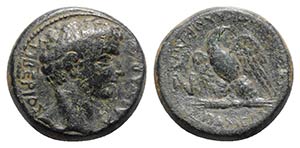 Tiberius (14-37). Phrygia, Apameia. Æ ... 