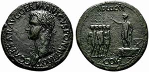 Gaius (Caligula, 37-41). Æ Sestertius ... 