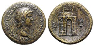 Nero (54-68). Æ Sestertius (35mm, 24.70g, ... 