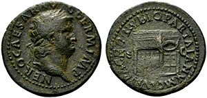 Nero (54-68). Æ As (29mm, 9.19g, 6h). Rome, ... 