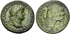 Nero (54-68). Æ Sestertius (35mm, 21.46g, ... 