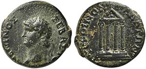 Nero (54-68). Koinon of Galatia. Æ (21mm, ... 