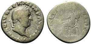 Vitellius (AD 69). AR Denarius (17.5mm, ... 