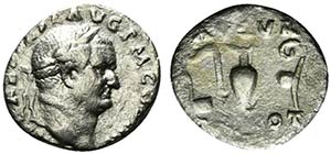 Vespasian (69-79). AR Denarius (16.5mm, ... 