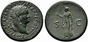 Titus (79-81). Æ Sestertius (35mm, 24.88g, ... 