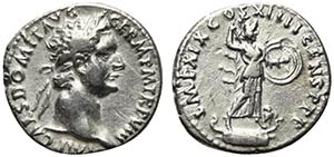 Domitian (81-96). AR Denarius (18.5mm, ... 
