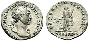 Trajan (98-117). AR Denarius (21mm, 3.28g, ... 