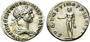 Trajan (98-117). AR Denarius (18.5mm, 3.34g, ... 