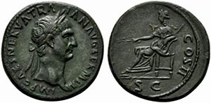 Trajan (98-117). Æ Sestertius (33.5mm, ... 