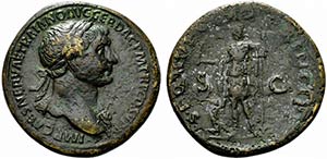 Trajan (98-117). Æ Sestertius (33.5mm, ... 