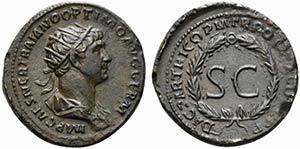 Trajan (98-117). Æ Dupondius (24mm, 7.61g, ... 
