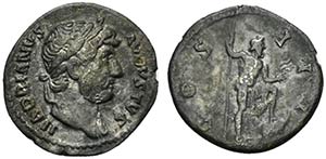 Hadrian (117-138). AR Denarius (19mm, 2.79g, ... 