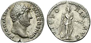 Hadrian (117-138). AR Denarius (17mm, 2.94g, ... 