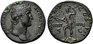 Hadrian (117-138). Æ Sestertius (32.5mm, ... 