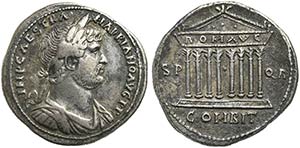 Hadrian (117-138). Bithynia, Nicomedia. AR ... 