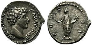 Marcus Aurelius (Caesar, 139-161). AR ... 