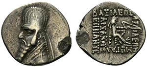 Kings of Parthia, Gotarzes I (91-87 BC). AR ... 