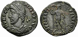 Procopius (Usurper, 365-366). Æ (18mm, ... 