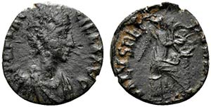 Aelia Flaccilla (Augusta, 379-386) Æ (11mm, ... 