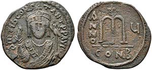 Tiberius II Constantine (578-582). Æ 40 ... 