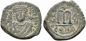 Tiberius II Constantine (578-582). Æ 40 ... 