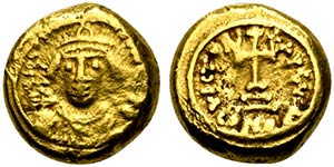 Constans II (641-668). AV Solidus (12mm, ... 