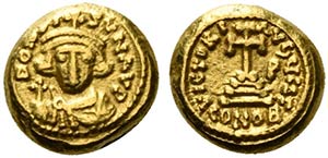 Constans II (641-668). AV Solidus (11mm, ... 