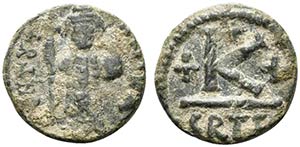Constans II (641-668). Æ 20 Nummi (17mm, ... 
