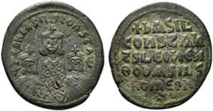 Basil I with Constantine and Leo VI ... 