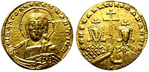 Constantine VII Porphyrogenitus with Romanus ... 