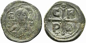 Romanus IV (1068-1071). Æ 40 Nummi (29mm, ... 
