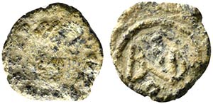 Ostrogoths, Baduila (541-552). Æ (12mm, ... 