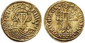 Lombards, Beneventum. Sico (817-832). AV ... 