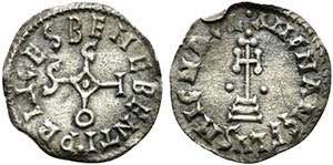 Lombards, Beneventum. Sico (817-832). AR ... 