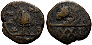Vandals, Municipal coinage of Carthage, c. ... 