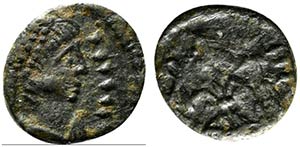 Vandals, c. 5th- 6th century. Æ (9.5mm, ... 