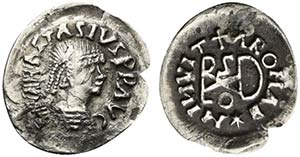 Gepids, Uncertain king, c. 454-552. AR ... 